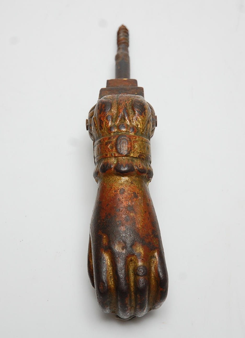 DÖRRKLÄPP, järn, 1800-tal.