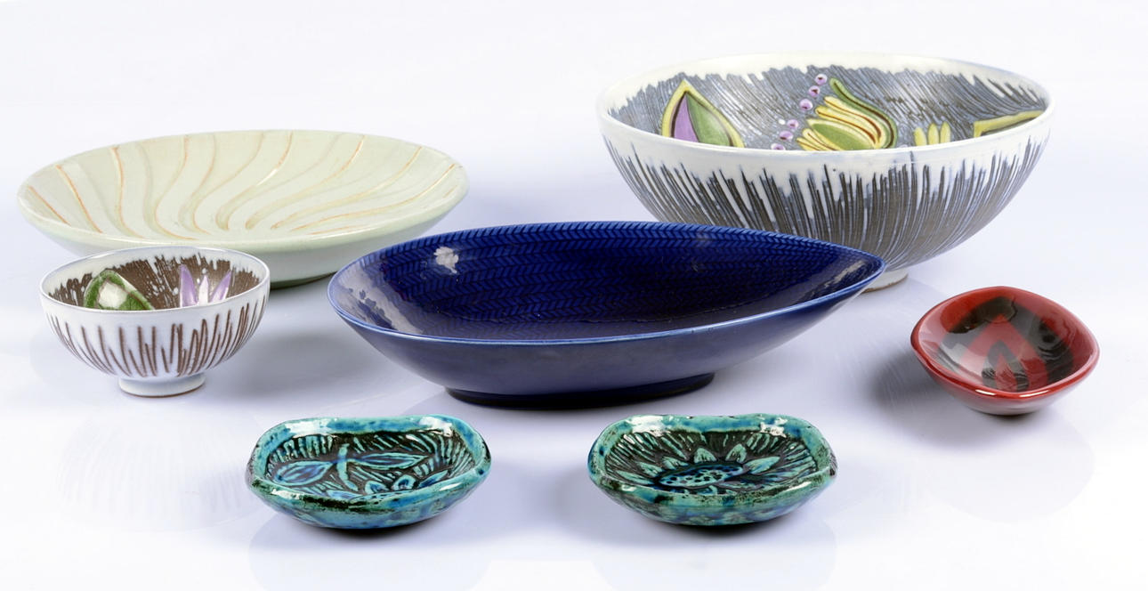 PARTI KERAMIK, 7 DELAR.