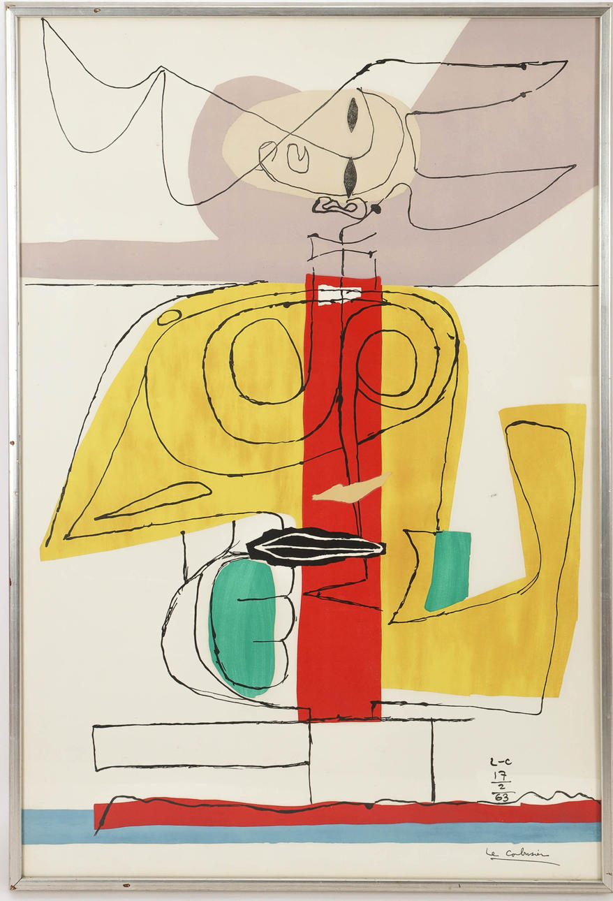 LE CORBUSIER. AFFISCH, tryck på papper, 110x74 cm.