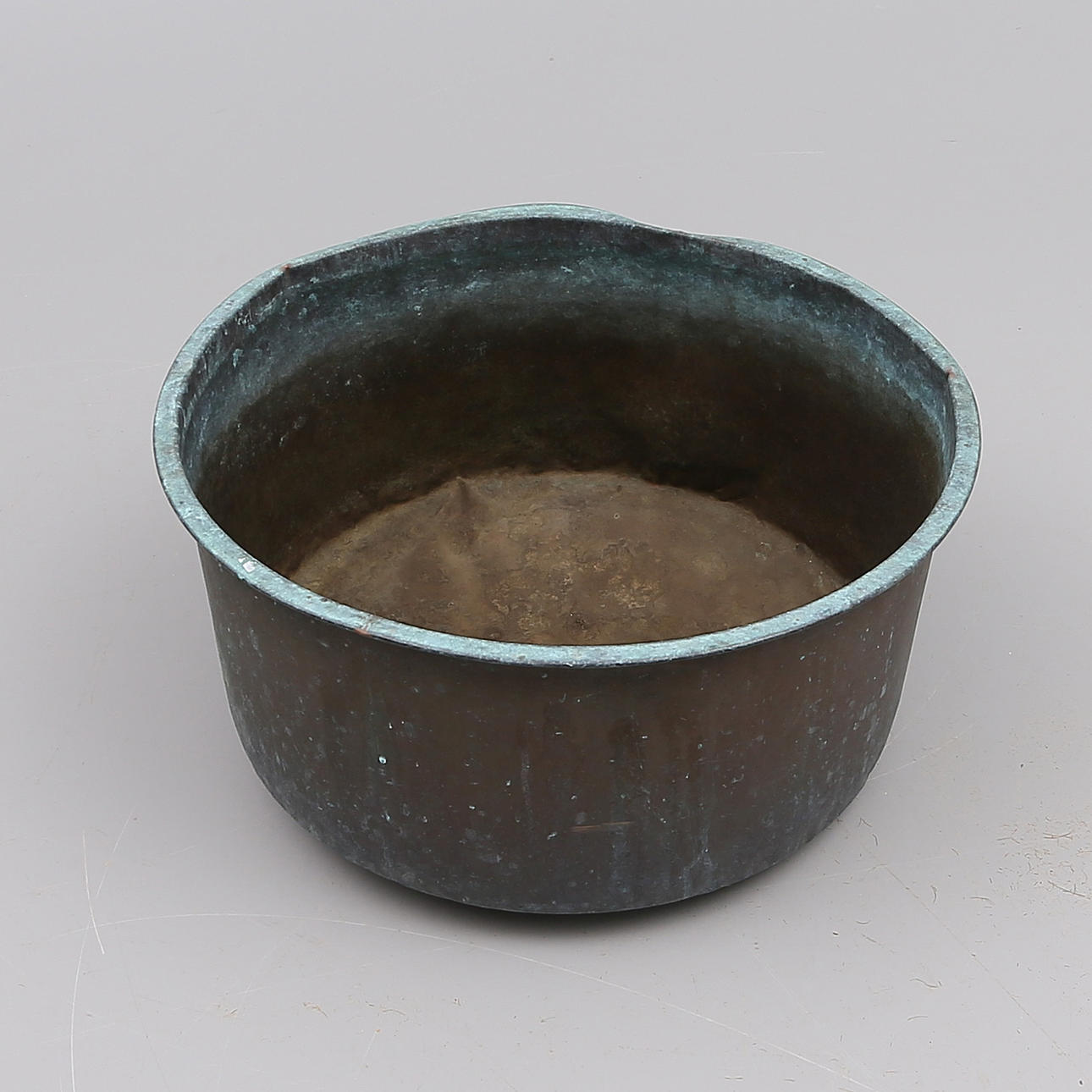 JÄTTEKRUKA, koppar, sekelskiftet 1900.