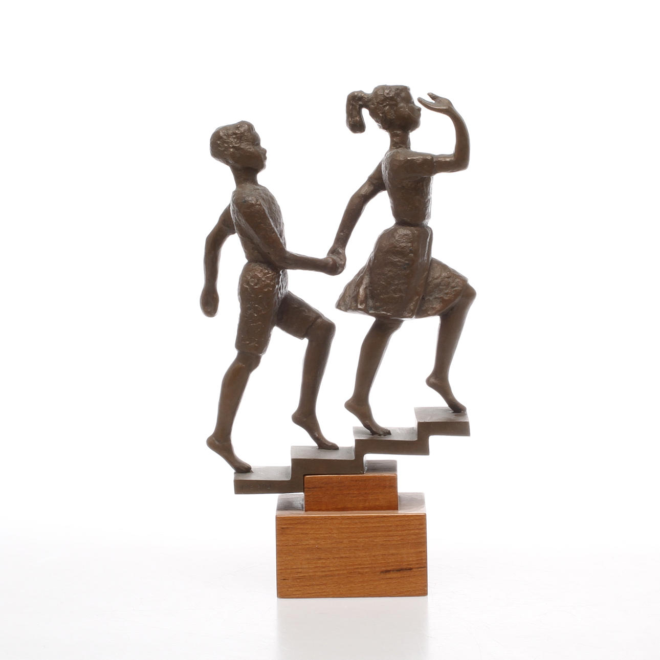 EMIL NÄSVALL. "Trappan", brons, signerad samt numrerad NR:304, 1900-tal.