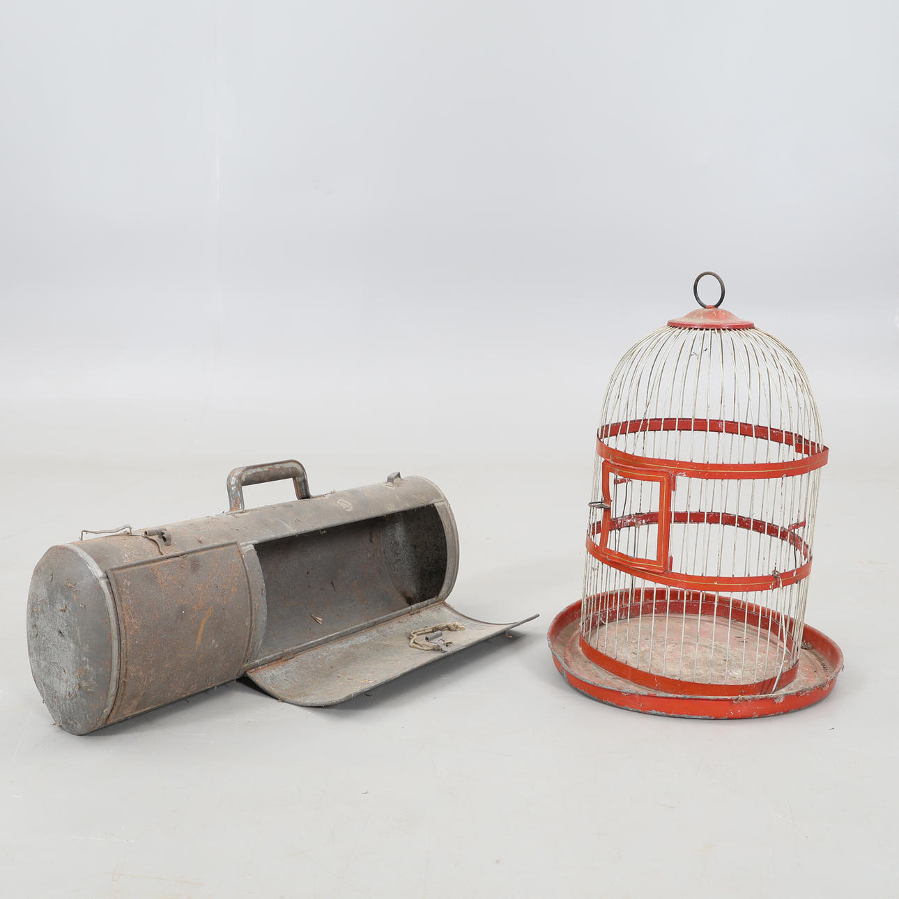 PORTER i blikplade og FIN BUR.