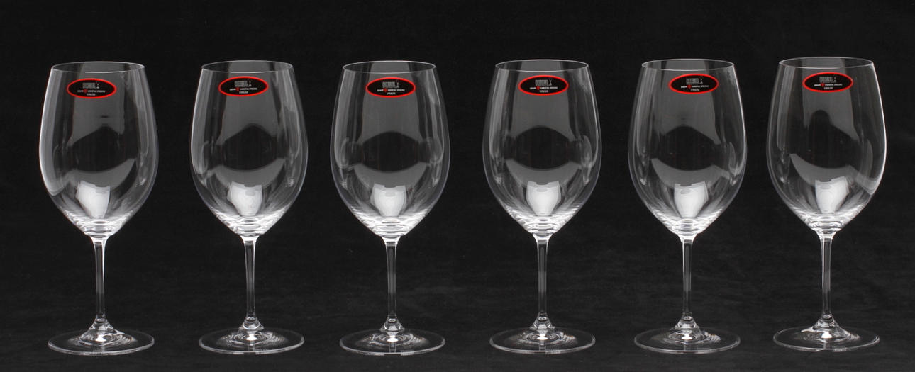 VINGLAS, 6 st, Vinum Bordeaux, Riedel.