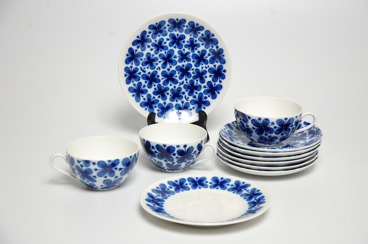 TESERVIS, 12 delar , " Mon Amie " Marianne Westman, Rörstrand.