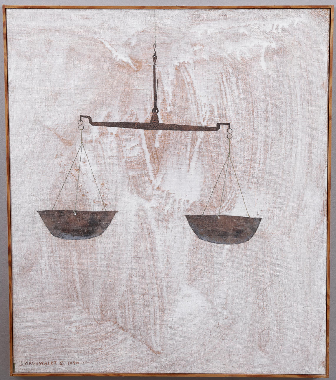 INGE GRUNWALDT SVENSSON. Oil on canvas, signed, dated 1990.