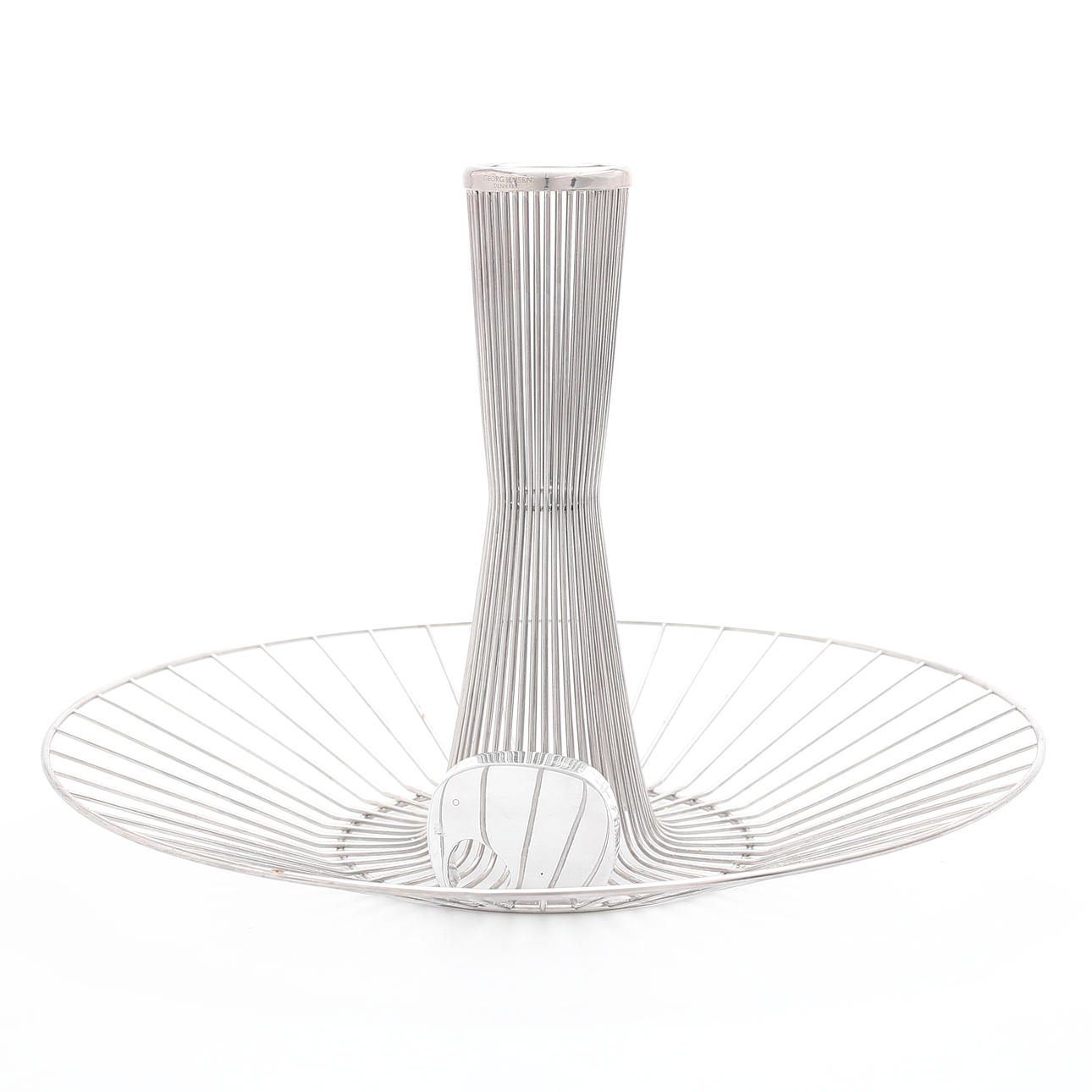 GEORG JENSEN. Kapselåbner og frugtkurv.