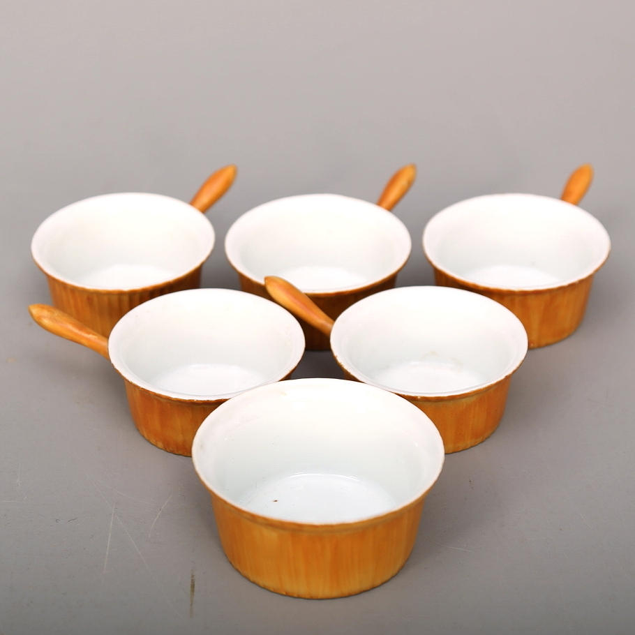 ELDFASTA FORMAR 6 st Rörstrand, ca 1900.