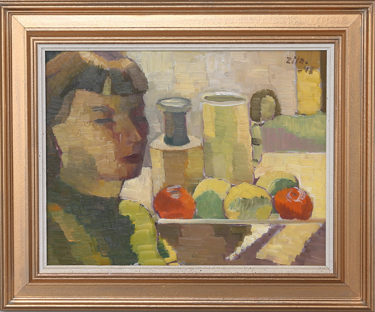 GUNNAR ZILO. Olja på duk, signerad, 1900-tal.