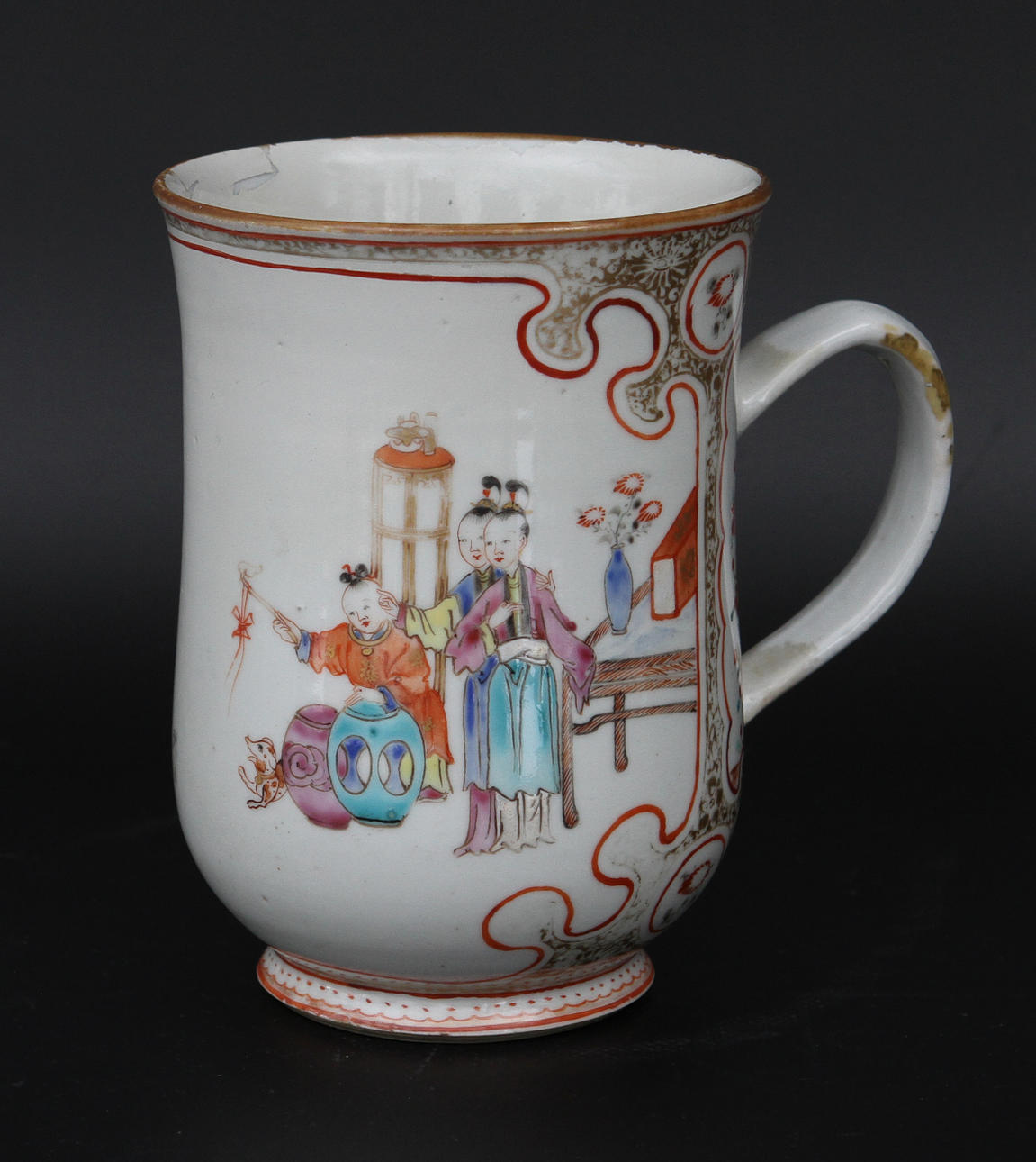 MUGG, porslin, Kina, 1700-tal.