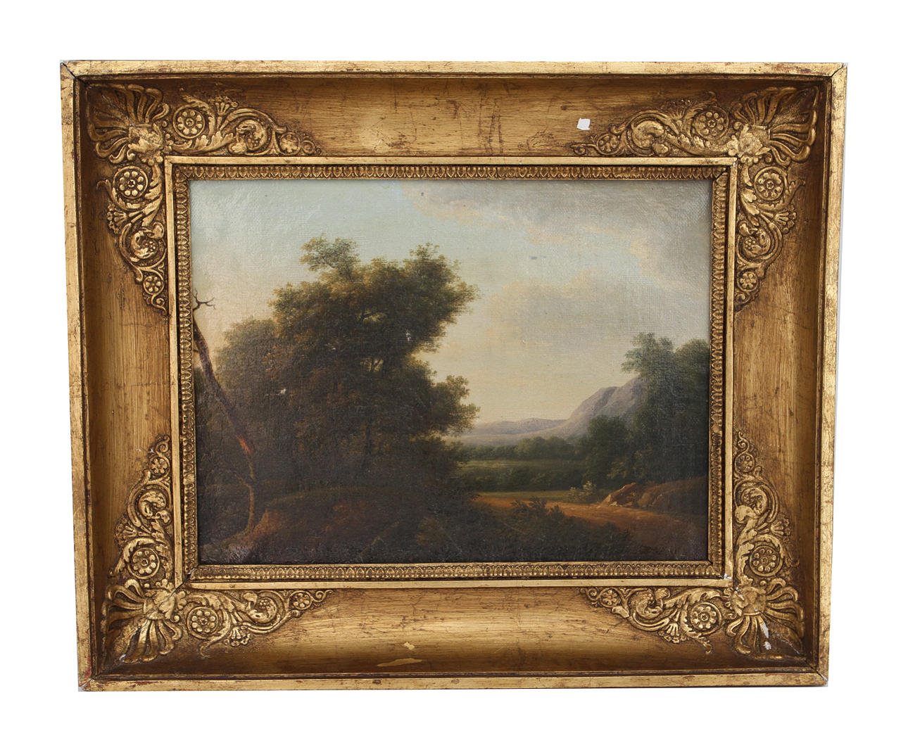 OKÄND KONSTNÄR, olja på duk, 1700/1800-tal.