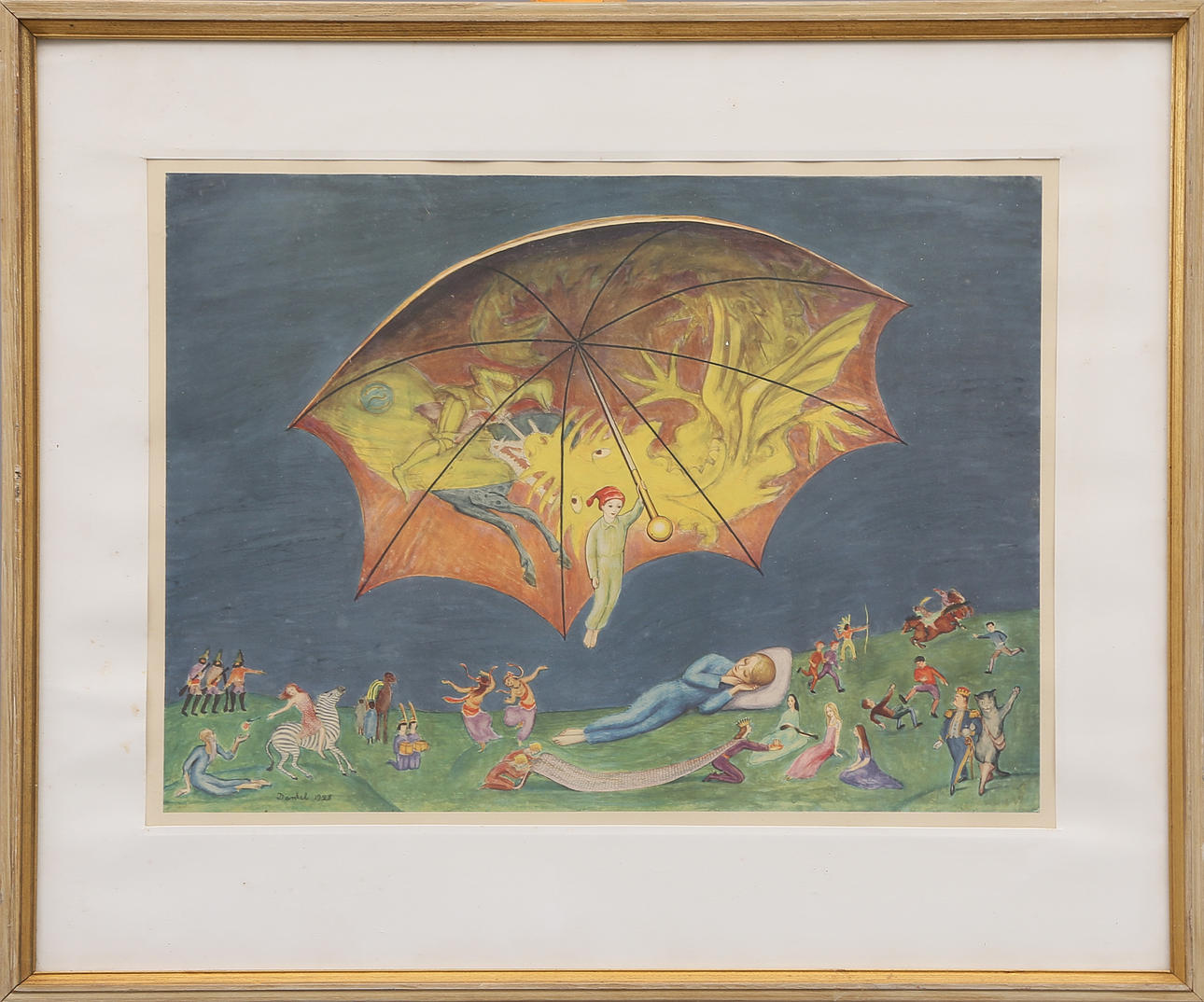 REPRODUKTION, efter Nils Dardel, 1900-tal.