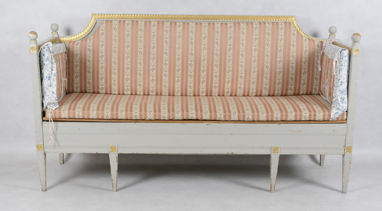 SOFFA, gustaviansk stil, 1800-talets slut.