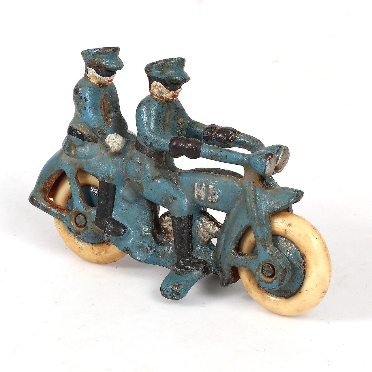 MOTORCYKEL, HD, gjutjärn, 1900-tal.