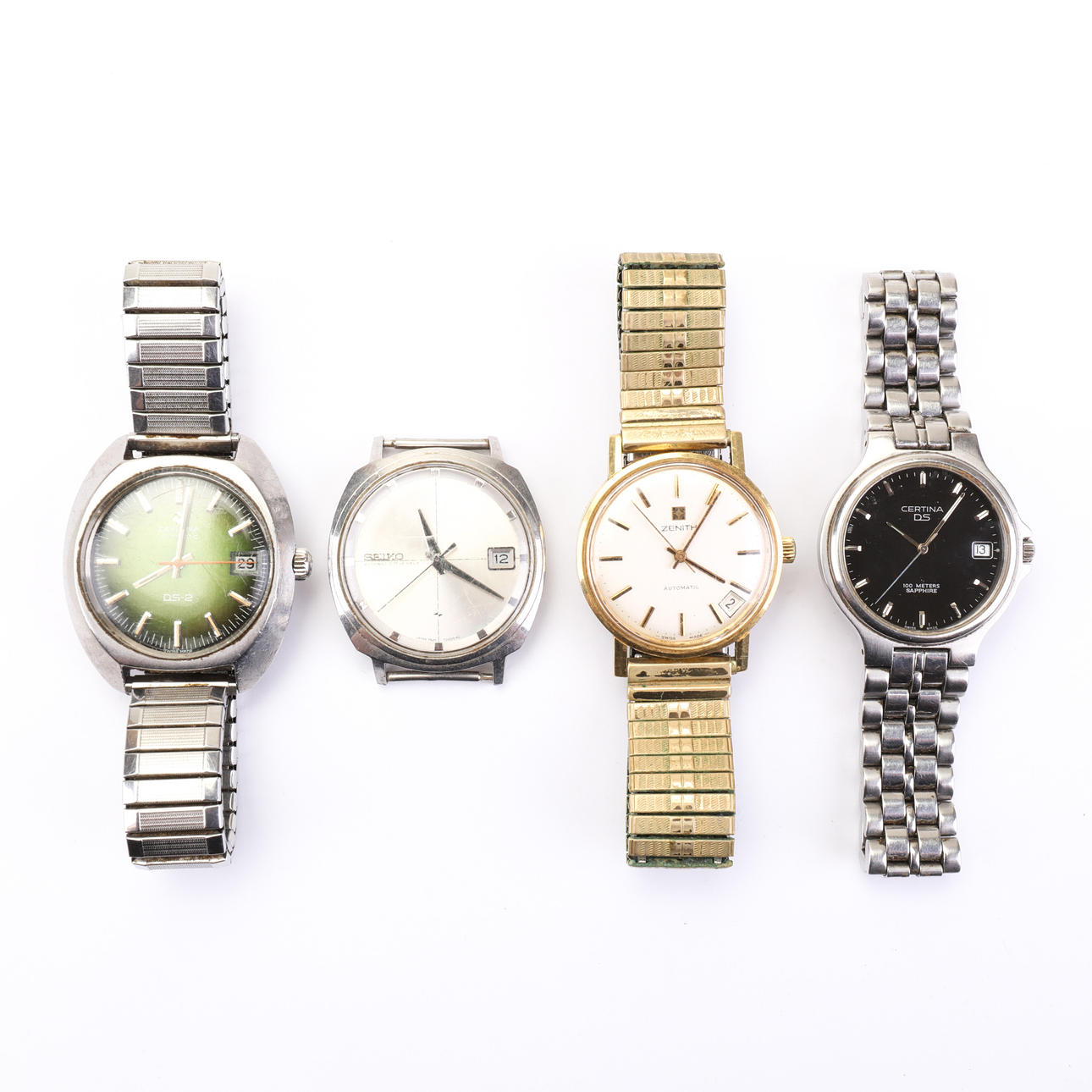 4 ARMBANDUHR, Herren, Zenith, Seiko, Certina.