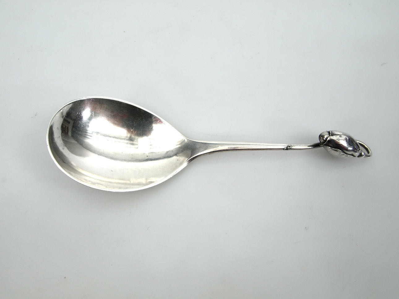 GEORG JENSEN. Sked, silver, "Magnolia", Georg Jensen, 52,2 gram.