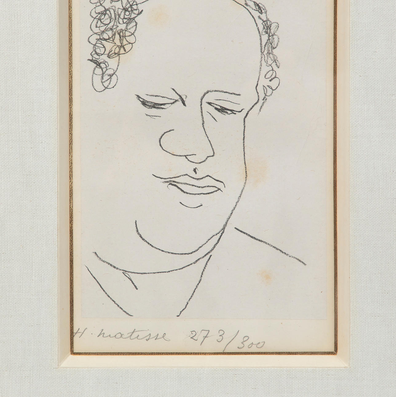 HENRI MATISSE. Litografia, signeerattu ja numeroitu 273-300. Taide ...