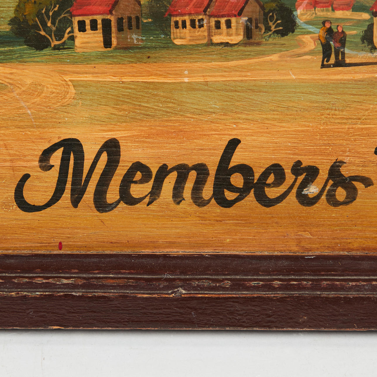 Sign, 'Captain Jacobs Flying Club', 1960s. Art - Other