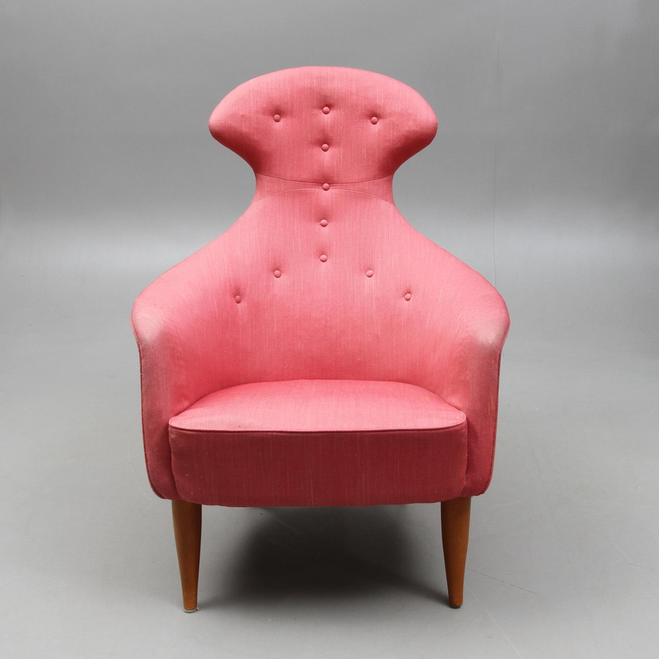 FÅTÖLJ, "Stora Eva", ur serien "Paradiset", Kerstin Hörlin Holmkvist, Triva-serien, Nordiska Kompaniet, 1950-60-tal.