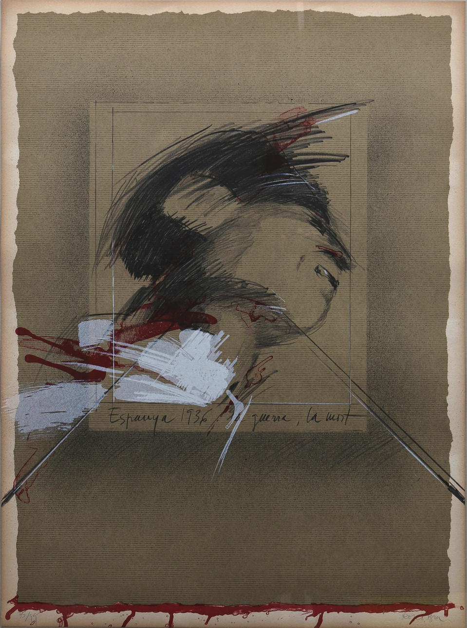 ROSER BRU. "Soldado caído de Capa".