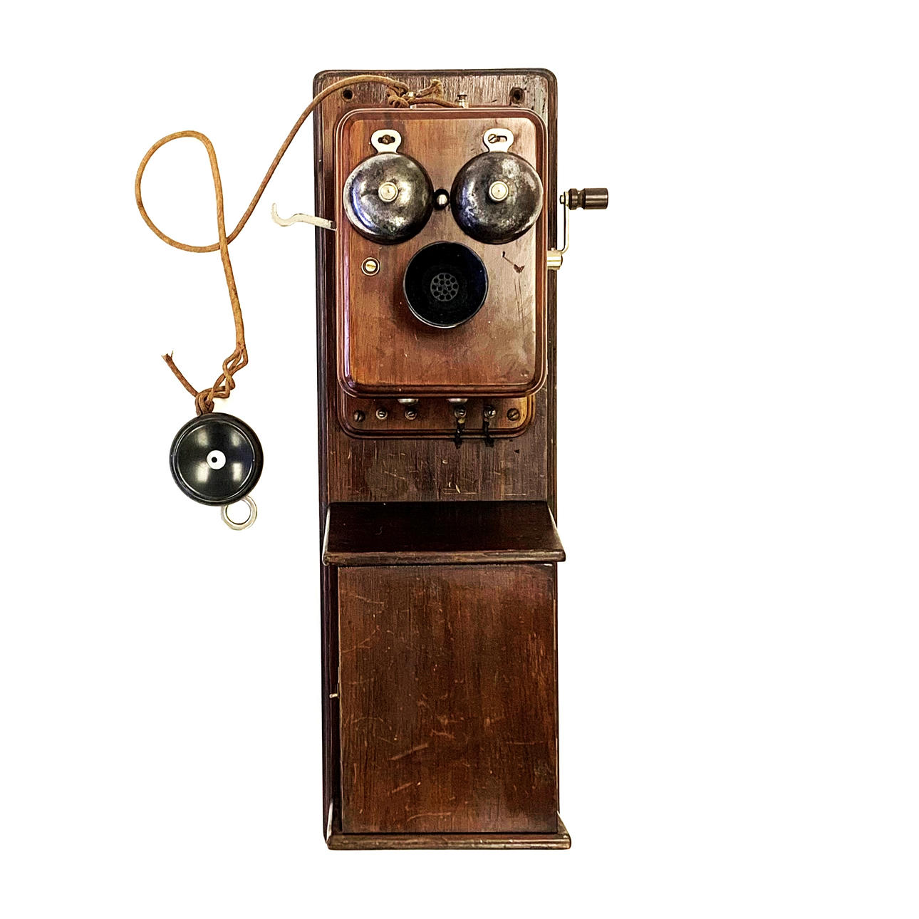 ANTIK VÄGG TELEFON.