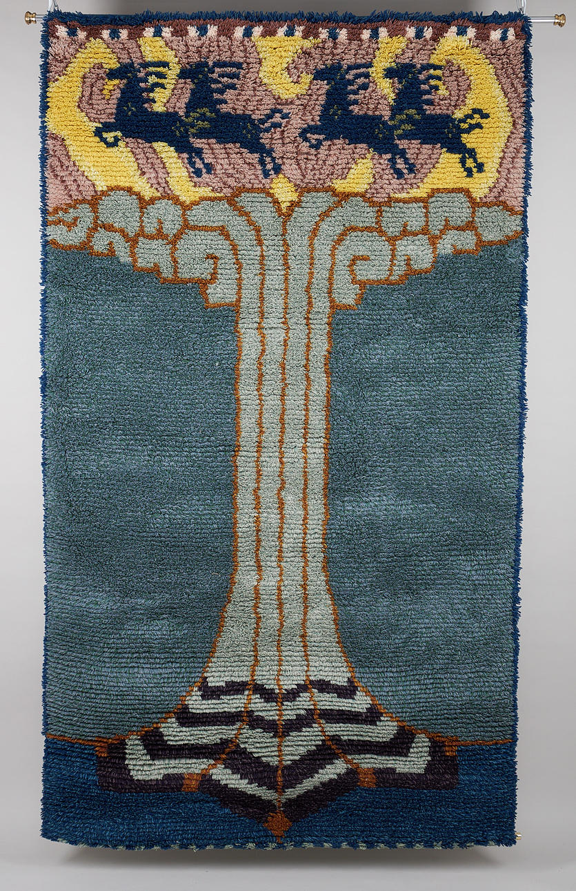 VÄINÖ BLOMSTEDT. RYA, Hästarna, design 1907.