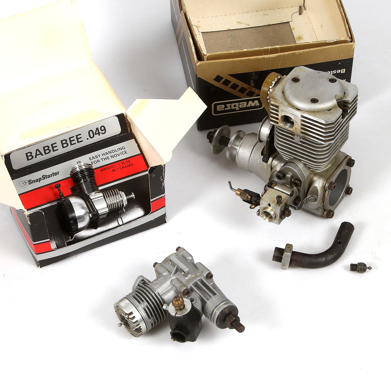 MODEL AIRPLANE, 3 engines, i.a. Babe Bee no. 350.