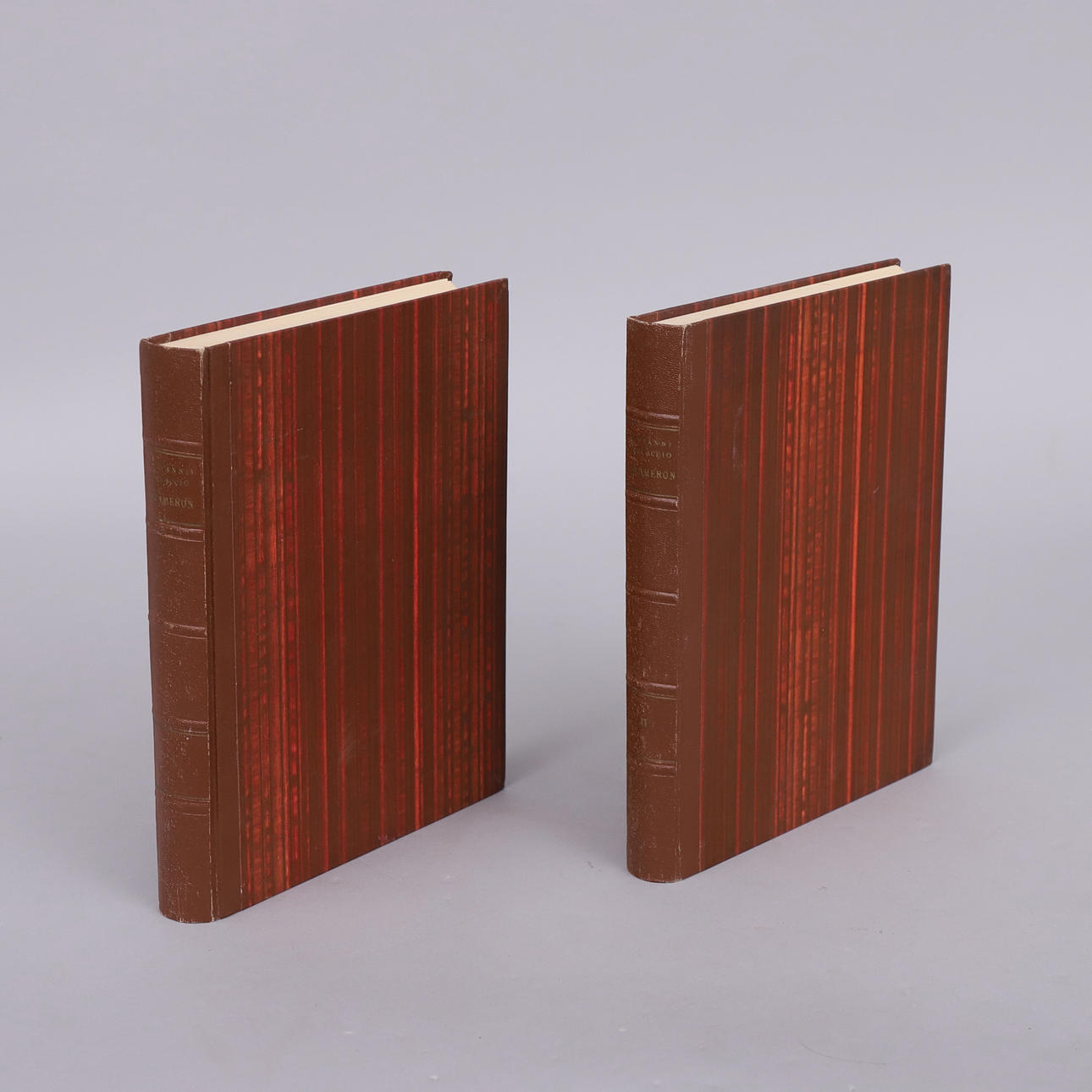 BOOKS 2 volumes, Decameron.