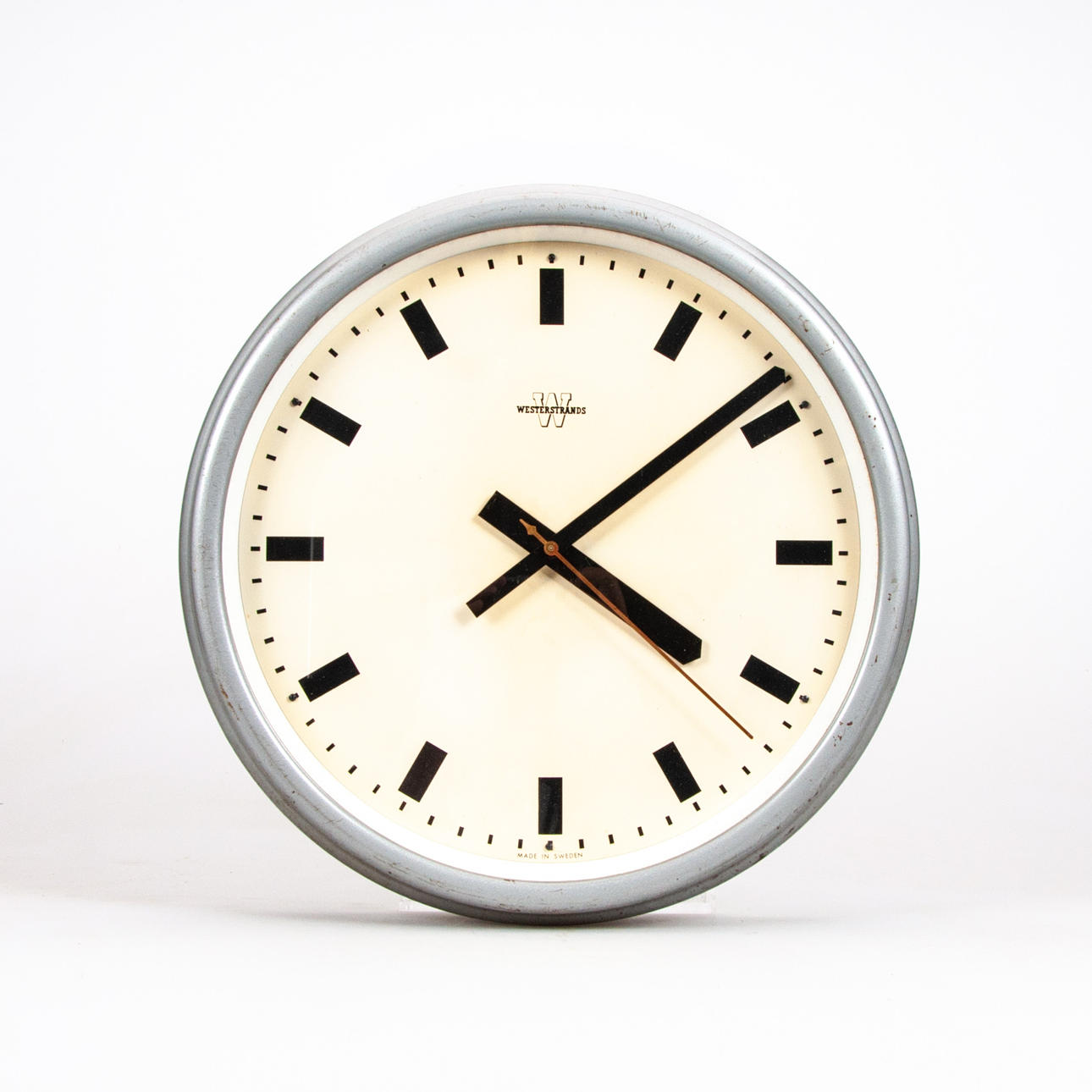 INDUSTRIAL CLOCK, Westerstrand, 1900s.