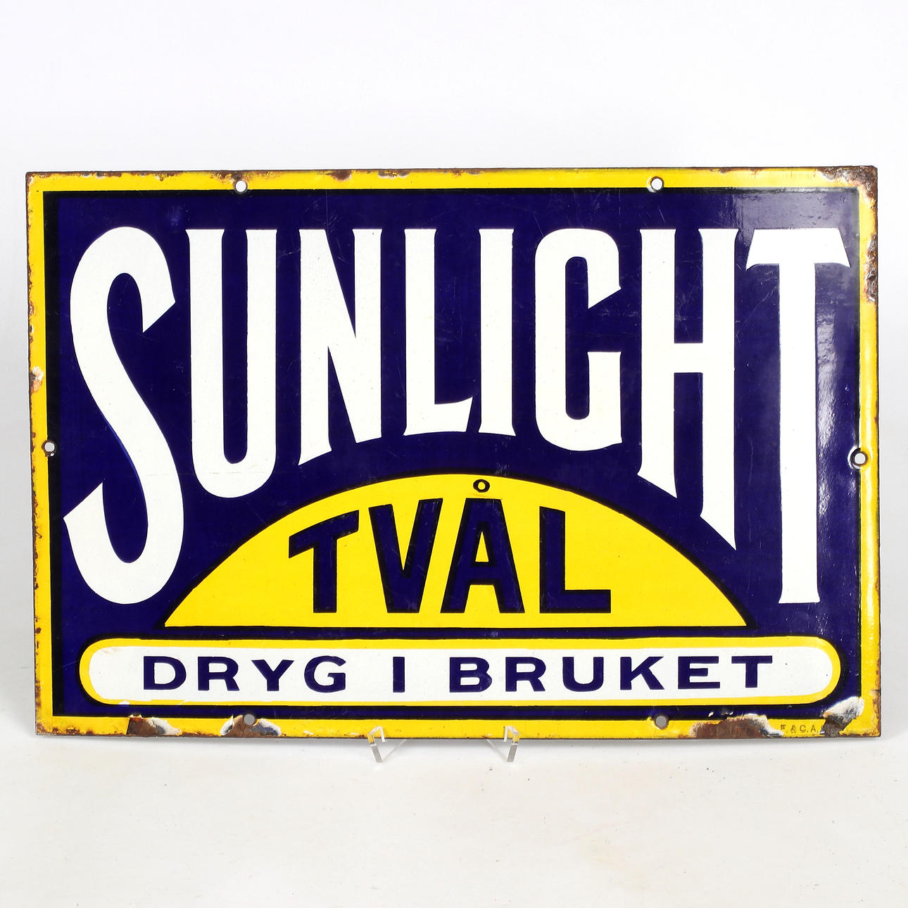 EMAILLESCHILD, "Sunlight Soap", 1900er.