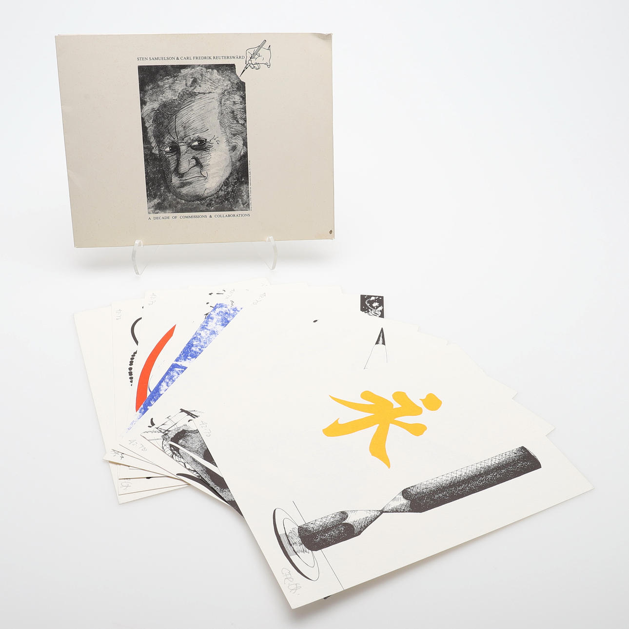 STEN SAMUELSON & CARL FREDRIK REUTERSWÄRD, litografier, 10 st, signerade i mapp.