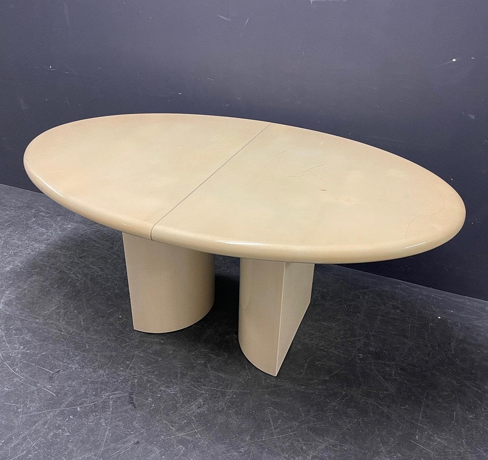 ALDO TURA. DINING TABLE.