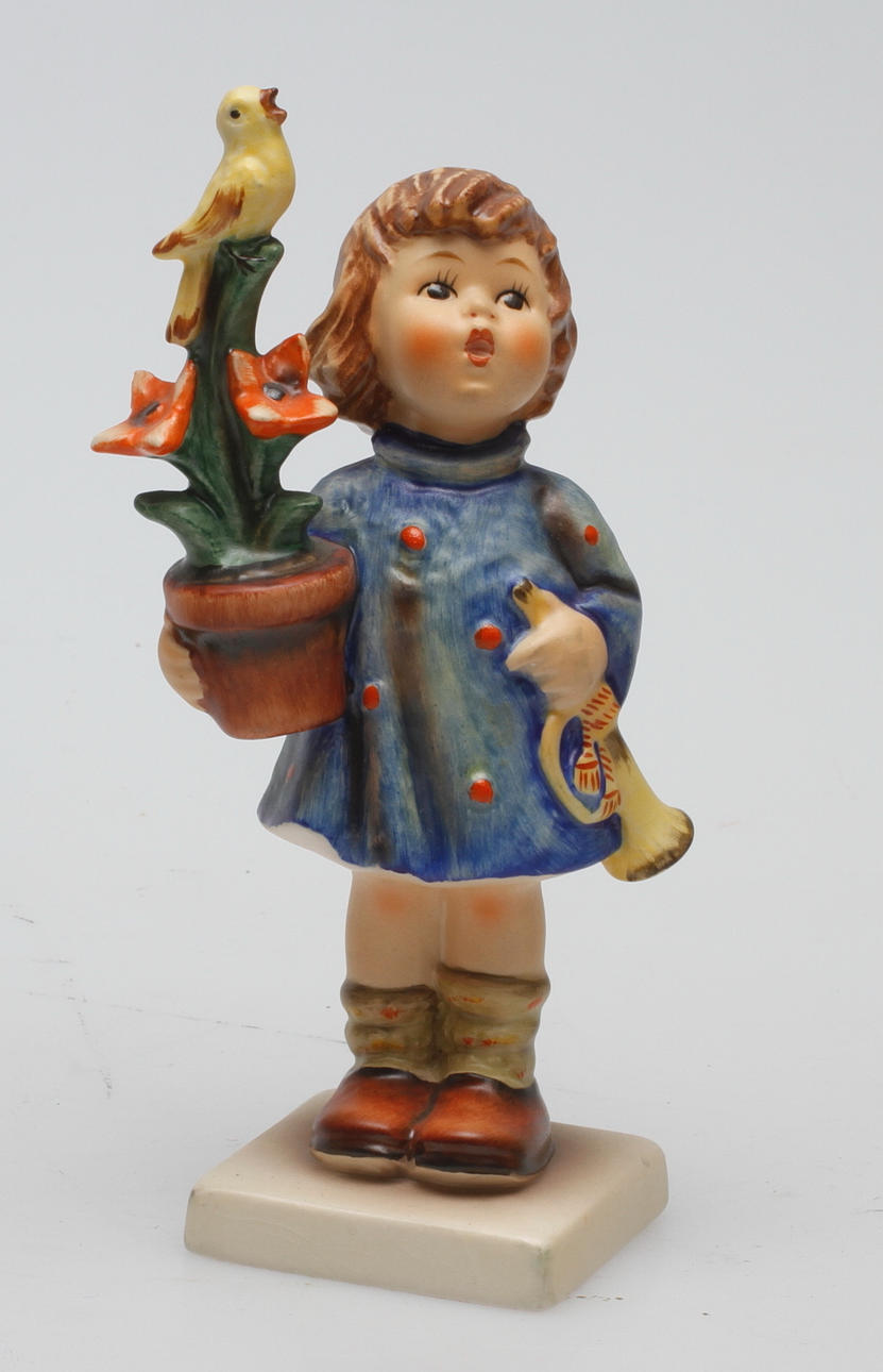 FIGURIN, porslin, MJ Hummel, Goebel, Tyskland.