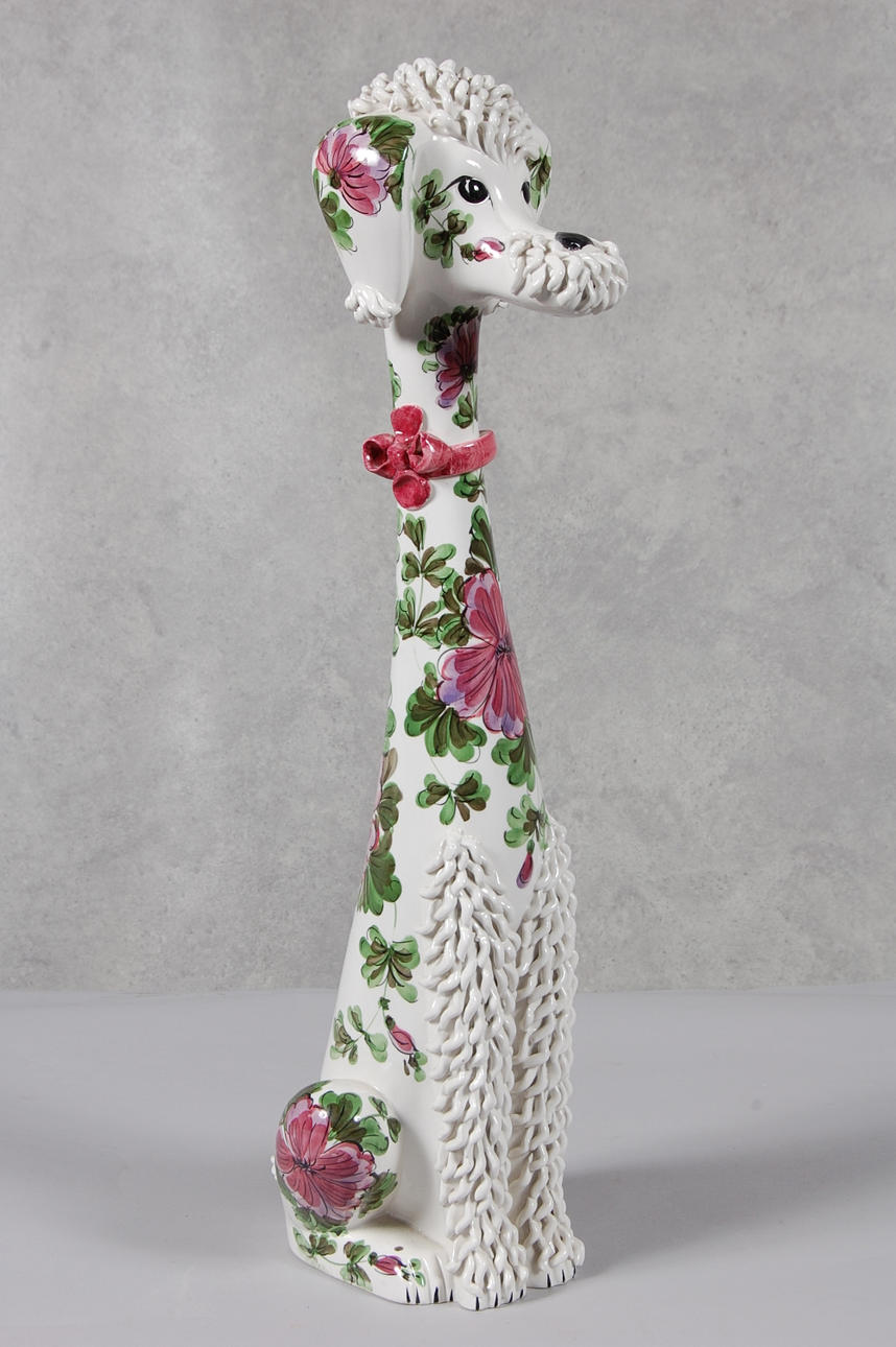 PUDEL, porslin, Italien 1960-tal.