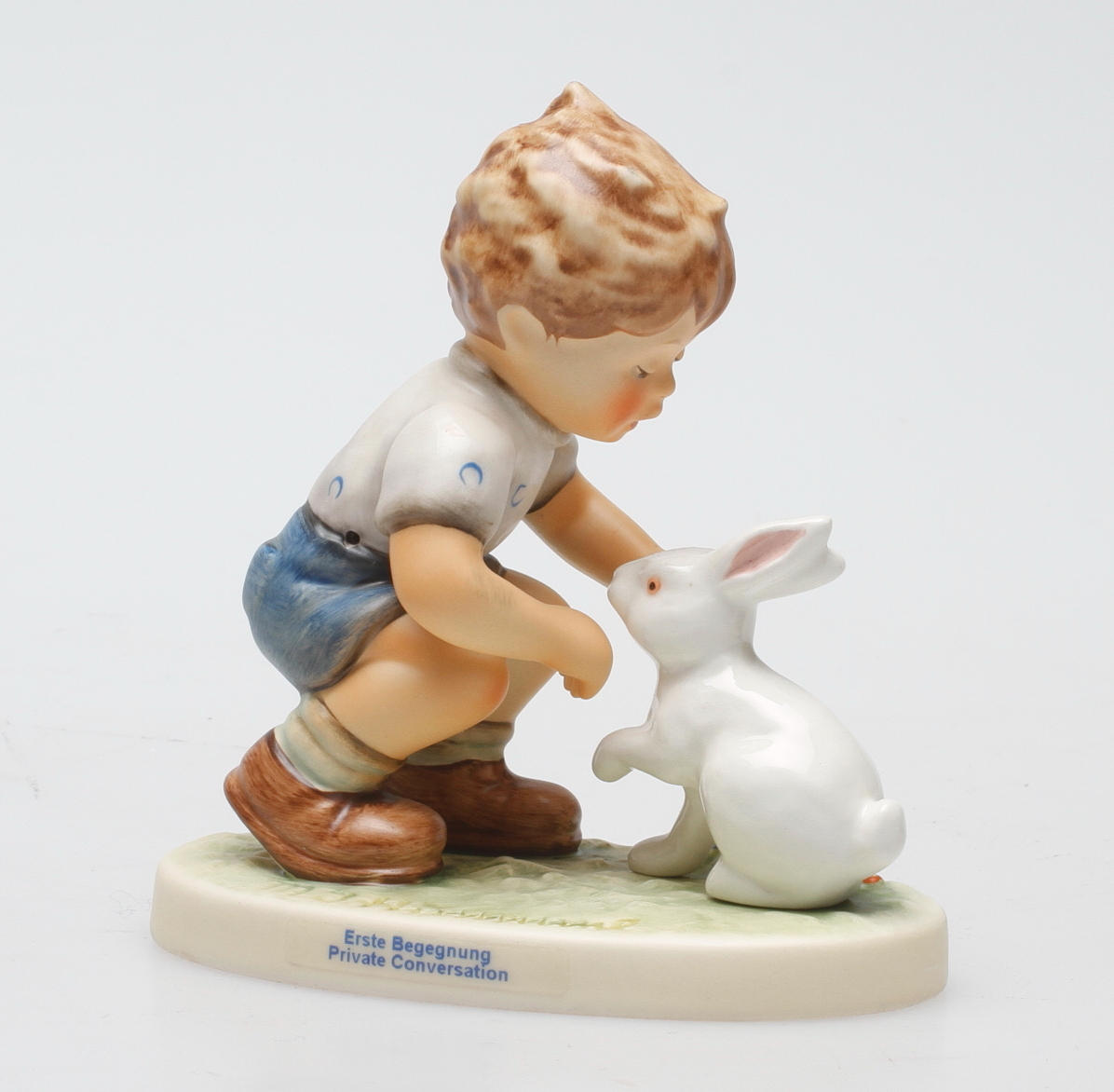 FIGURIN, porslin, "Private Conversation", MJ Hummel, Goebel, Tyskland.