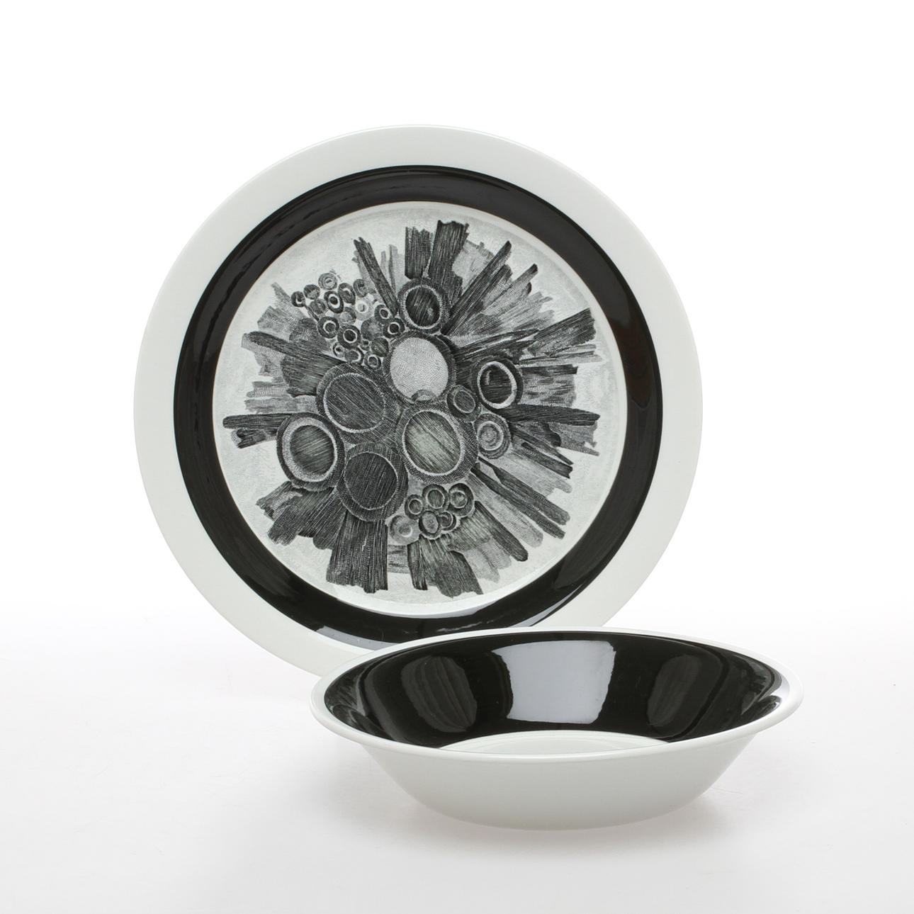 TALLRIKAR, 9 + 6 st, porslin, "Nova", Rörstrand.