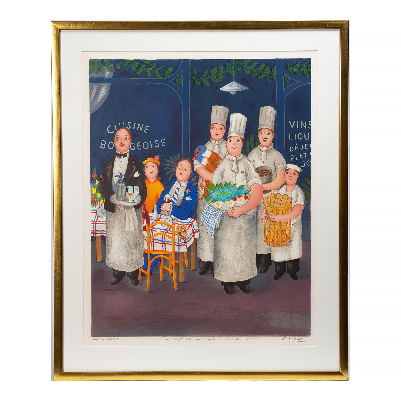LENNART JIRLOW. Lithograph, EA edition.