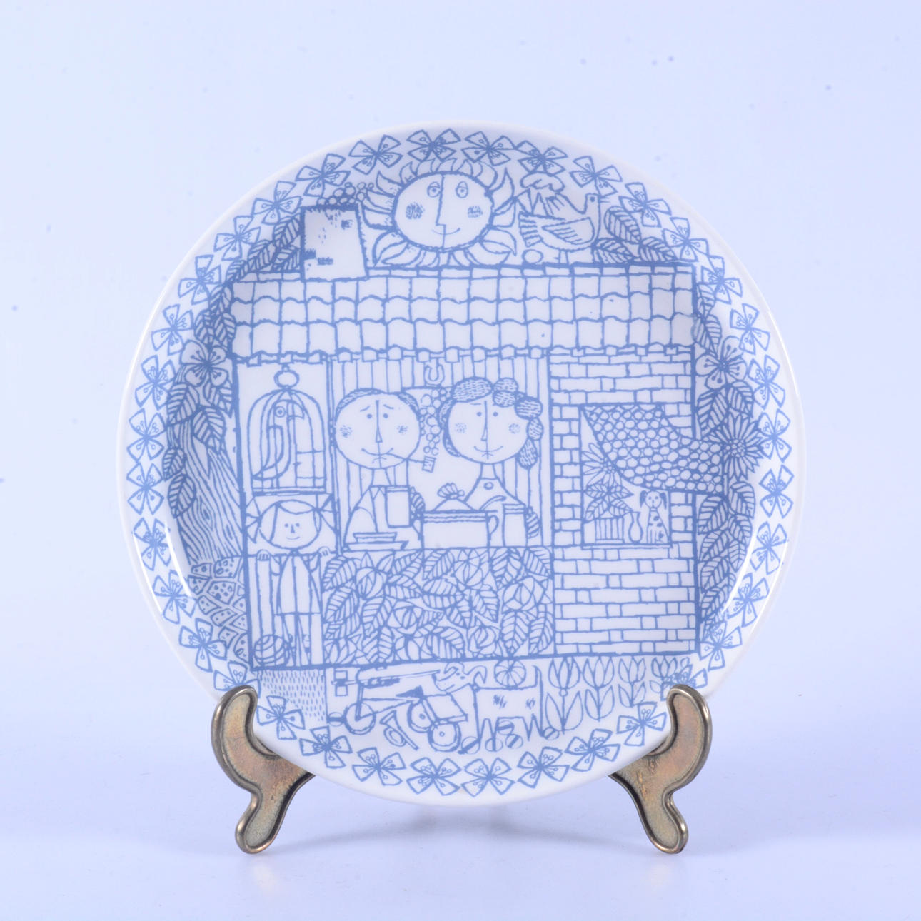 STIG LINDBERG. Tallrik, porslin, 