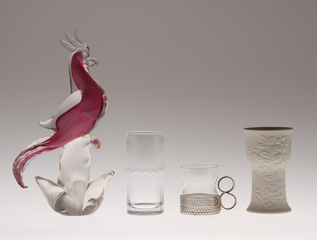 PARTI GLAS, mestadels Iittala samt VAS Arabia.