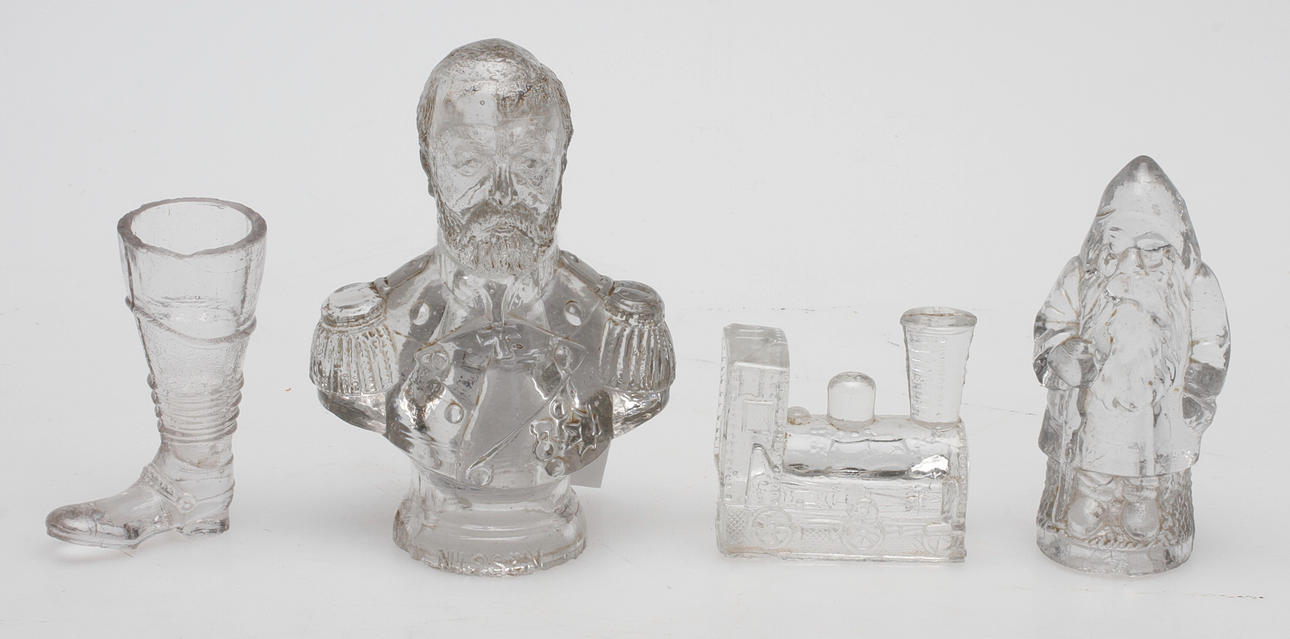 SOCKERPULLOR, glas, 4 stycken.