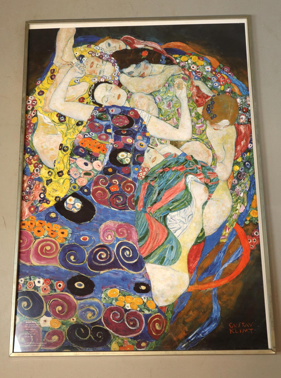GUSTAV KLIMT. Juliste, "Neitsyt".