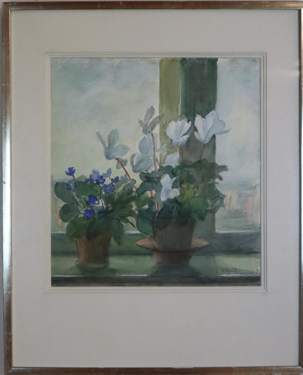 HEDVIG TEGNÉR. AKVARELL, signerad H Tegnér.