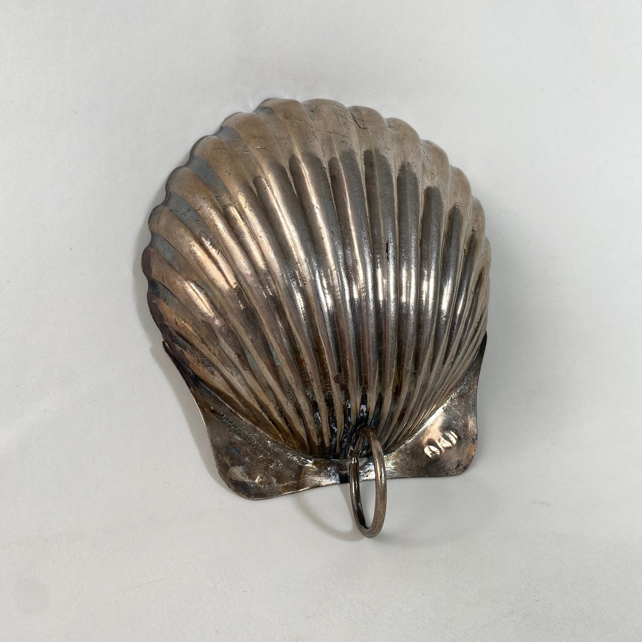 BAPTISMAL SHELL. IRISH SILVER 18TH CENTURY.