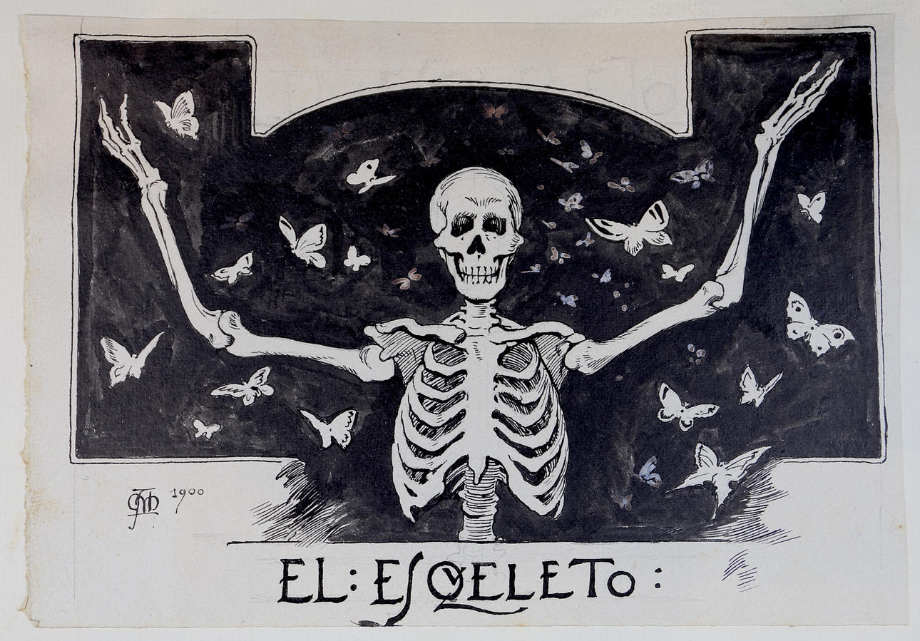 APELES MESTRES. "Das Skelett".