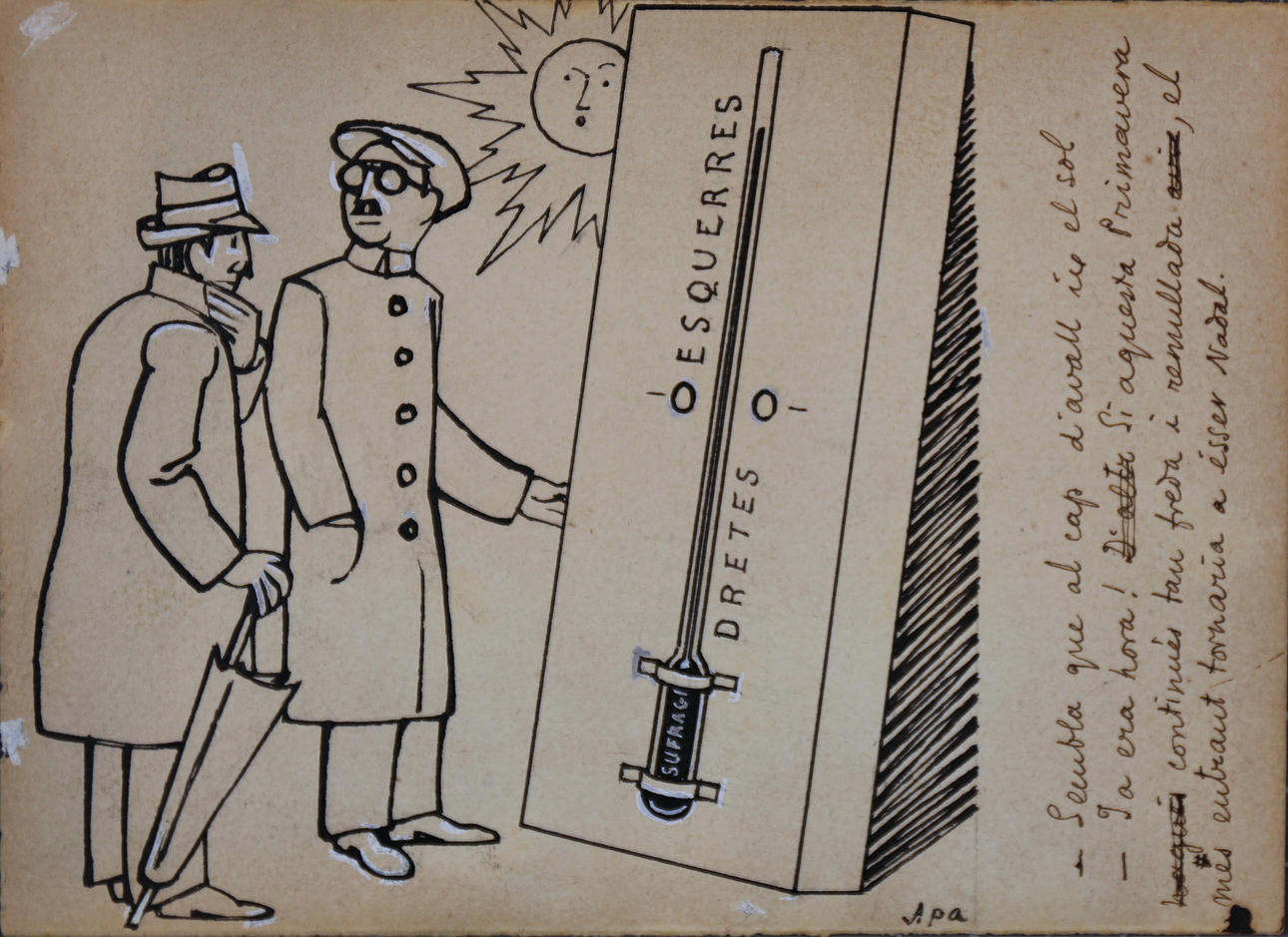 FELIU ELIAS. Comic-Vignette.