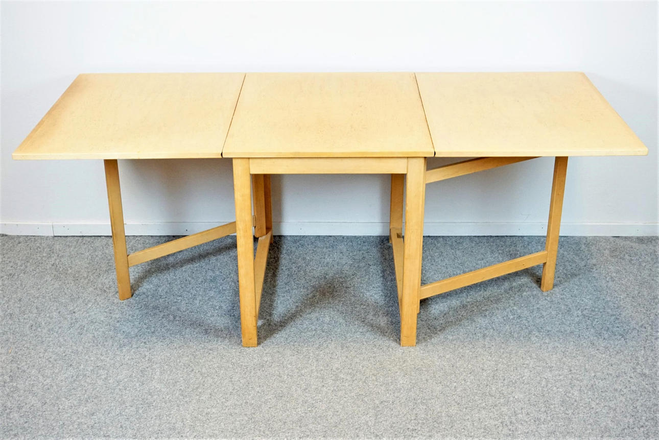DINING TABLE / SLAG TABLE, Masurian birch, 20th century. Furniture ...