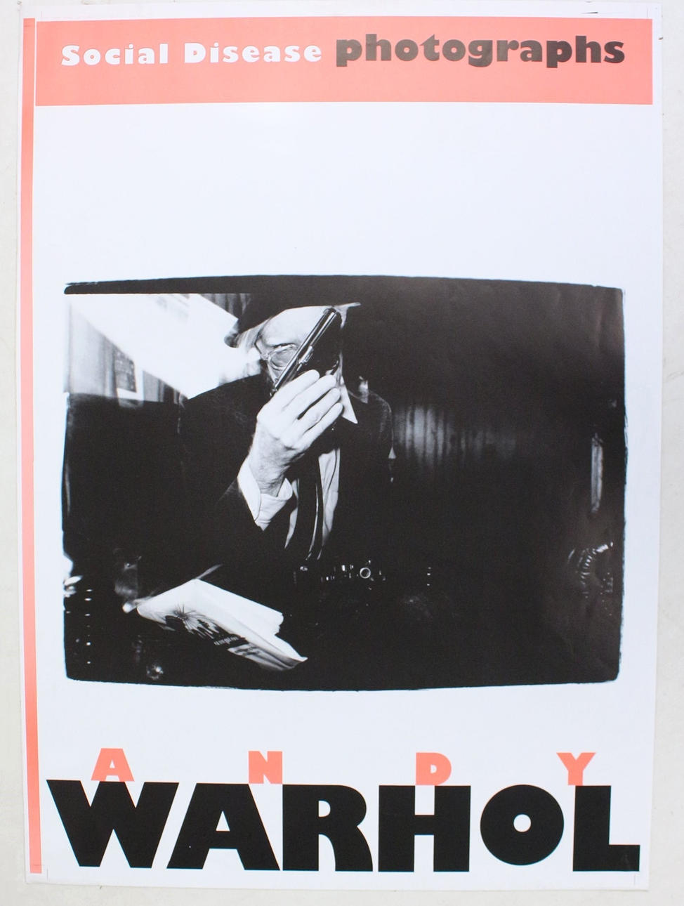 ANDY WARHOL. After. 'Social Disease' poster.