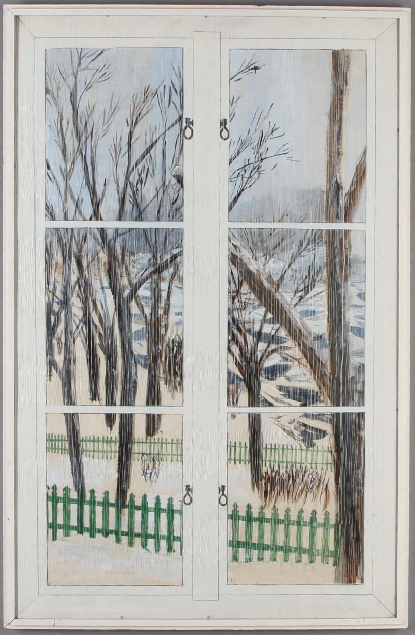 BÖRJE LINDBERG. blandteknik, signerad samt daterad -70.