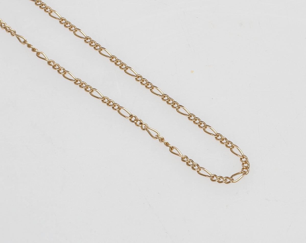 HALSKEDJA FIGARO, 18k guld, vikt ca 5,8 gr.