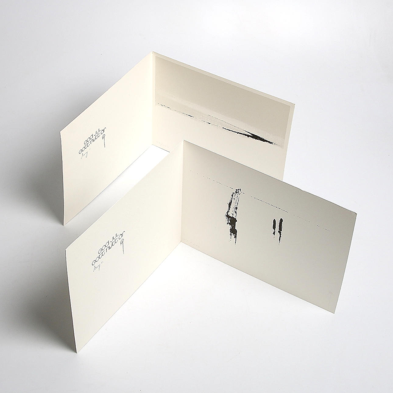 ARNE OLSSON. Litografier, 2 st, signerad och numrerad 57/250 respektive 52/150.