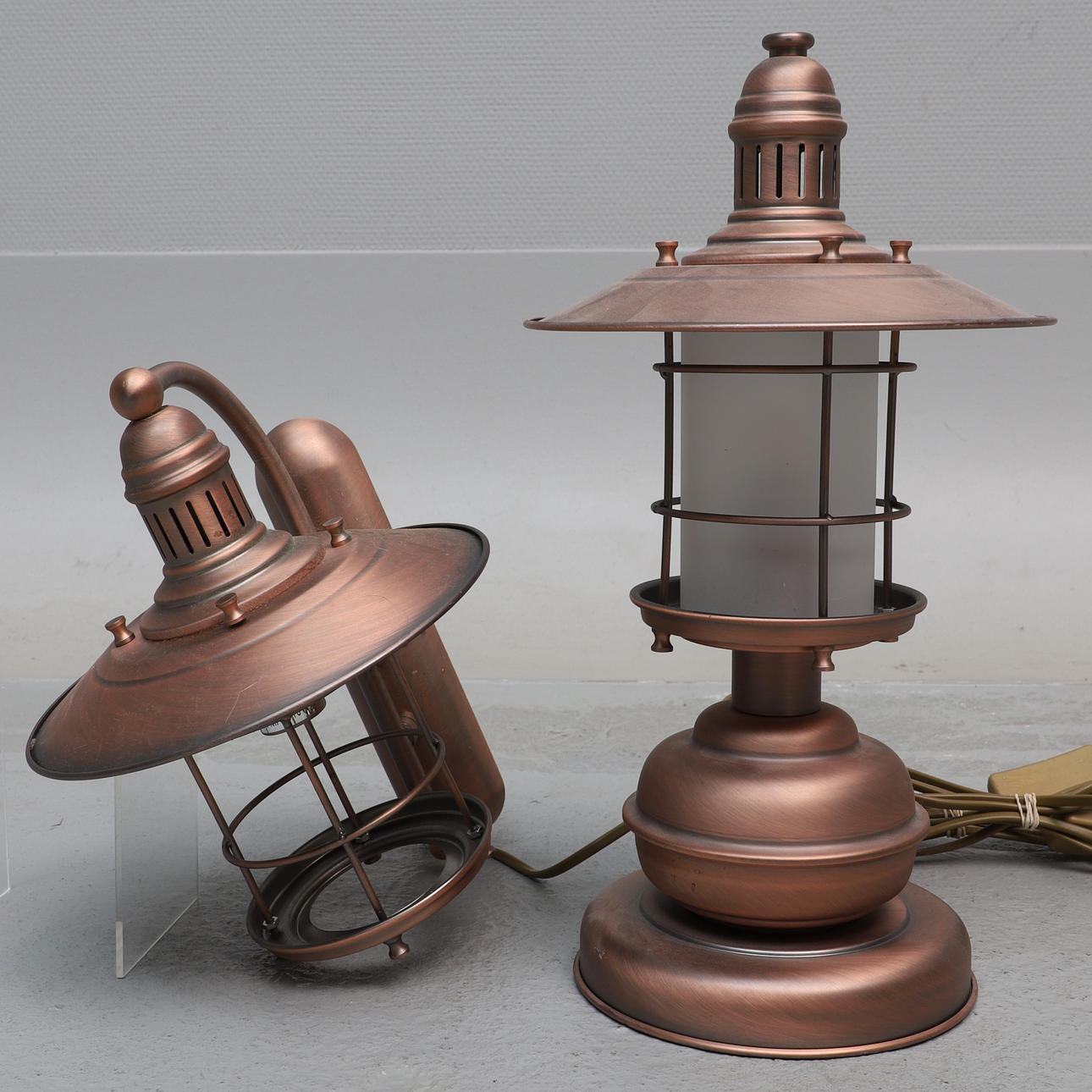 TABLE LAMP & WALL LAMP, metal & glass, Ringus lighting ab.